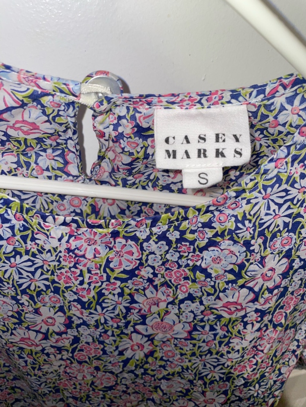 New! Casey Marks Madeline Floral Baby Doll Midi Dress 🌸 Small - Picture 9 of 12